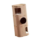 Maxbell Cat House Cosy Pet Supplies Rest Nest Indoor Cats Sleep Kitten Play Cat Tree Brown