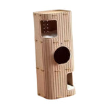 Maxbell Cat House Cosy Pet Supplies Rest Nest Indoor Cats Sleep Kitten Play Cat Tree Brown