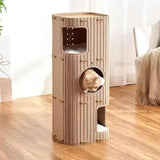 Maxbell Cat House Cosy Pet Supplies Rest Nest Indoor Cats Sleep Kitten Play Cat Tree Brown