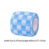Maxbell Pet Wrap 450cm Long Bandage for Small Animal Small Medium Dogs Cats 5cm Blue