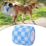 Maxbell Pet Wrap 450cm Long Bandage for Small Animal Small Medium Dogs Cats 5cm Blue