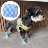 Maxbell Pet Wrap 450cm Long Bandage for Small Animal Small Medium Dogs Cats 5cm Blue
