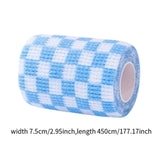 Maxbell Pet Wrap 450cm Long Bandage for Small Animal Small Medium Dogs Cats 7.5cm Blue