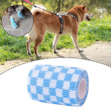 Maxbell Pet Wrap 450cm Long Bandage for Small Animal Small Medium Dogs Cats 7.5cm Blue