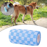 Maxbell Pet Wrap 450cm Long Bandage for Small Animal Small Medium Dogs Cats 10cm Blue