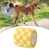 Maxbell Pet Wrap 450cm Long Bandage for Small Animal Small Medium Dogs Cats 5cm Yellow