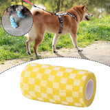 Maxbell Pet Wrap 450cm Long Bandage for Small Animal Small Medium Dogs Cats 10cm Yellow