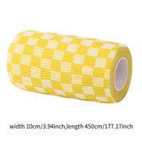 Maxbell Pet Wrap 450cm Long Bandage for Small Animal Small Medium Dogs Cats 10cm Yellow