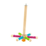 Maxbell Bird Perch Toy Rotating Bird Perch for Budgerigar Cockatiels Small Parakeets