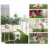 Maxbell Fake Grass Pee for Dog Bedpan Artificial Grass Rug for Patio Bathroom Kitten 40cmx60cm