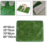 Maxbell Fake Grass Pee for Dog Bedpan Artificial Grass Rug for Patio Bathroom Kitten 40cmx60cm