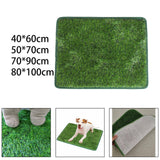 Maxbell Fake Grass Pee for Dog Bedpan Artificial Grass Rug for Patio Bathroom Kitten 40cmx60cm