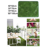Maxbell Fake Grass Pee for Dog Bedpan Artificial Grass Rug for Patio Bathroom Kitten 40cmx60cm