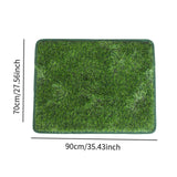 Maxbell Fake Grass Pee for Dog Bedpan Artificial Grass Rug for Patio Bathroom Kitten 70cmx90cm