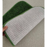 Maxbell Fake Grass Pee for Dog Bedpan Artificial Grass Rug for Patio Bathroom Kitten 70cmx90cm