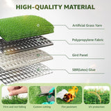 Maxbell Dog Fake Grass Pee Reusable Large Grass Mat for Playpents Household Bathroom 40cmx60cm