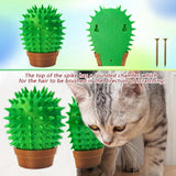 Maxbell Cactus Cat Corner Scratcher Pet Supplies Exercise Stylish Cat Grooming Brush