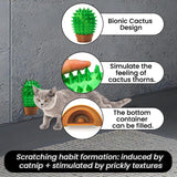 Maxbell Cactus Cat Corner Scratcher Pet Supplies Exercise Stylish Cat Grooming Brush