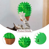 Maxbell Cactus Cat Corner Scratcher Pet Supplies Exercise Stylish Cat Grooming Brush