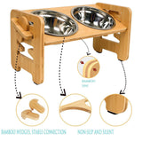 Maxbell Elevated Dog Bowls Feeder Non Slip Raised for Small Medium Dogs Kitten Puppy