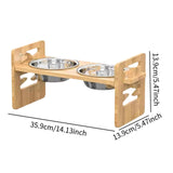 Maxbell Elevated Dog Bowls Feeder Non Slip Raised for Small Medium Dogs Kitten Puppy