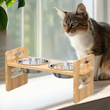 Maxbell Elevated Dog Bowls Feeder Non Slip Raised for Small Medium Dogs Kitten Puppy