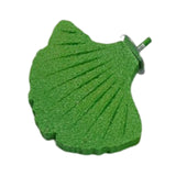 Maxbell Ginkgo Leaf Pet Parrot Perch Paw Grinding Stick for Lovebirds Macaws Budgies Green