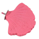 Maxbell Ginkgo Leaf Pet Parrot Perch Paw Grinding Stick for Lovebirds Macaws Budgies Pink