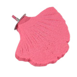 Maxbell Ginkgo Leaf Pet Parrot Perch Paw Grinding Stick for Lovebirds Macaws Budgies Pink