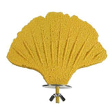 Maxbell Ginkgo Leaf Pet Parrot Perch Paw Grinding Stick for Lovebirds Macaws Budgies Yellow
