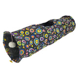 Maxbell Cat Tunnel Portable Hiding Interactive Toy for Indoor Cats Small Animals Pet Black