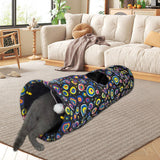 Maxbell Cat Tunnel Portable Hiding Interactive Toy for Indoor Cats Small Animals Pet Black