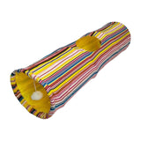 Maxbell Cat Tunnel Portable Hiding Interactive Toy for Indoor Cats Small Animals Pet Yellow