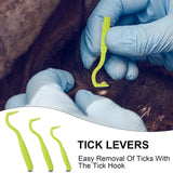 Maxbell Pet Tick Removal Tools 8 in 1 Picker Tick Tweezers for Animals Home Use Cats