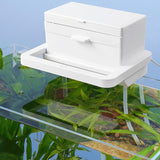 Maxbell Overflow Box for Aquarium Drip Tray USB Silent Top Mount Fish Tank Accessory
