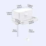 Maxbell Overflow Box for Aquarium Drip Tray USB Silent Top Mount Fish Tank Accessory