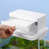 Maxbell Overflow Box for Aquarium Drip Tray USB Silent Top Mount Fish Tank Accessory