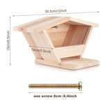 Maxbell Bird House Decorative Outdoor Bird Box for Outdoor Backyard Balcony Style A