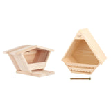 Maxbell Bird House Decorative Outdoor Bird Box for Outdoor Backyard Balcony Style A