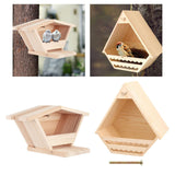 Maxbell Bird House Decorative Outdoor Bird Box for Outdoor Backyard Balcony Style A
