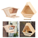 Maxbell Bird House Decorative Outdoor Bird Box for Outdoor Backyard Balcony Style A