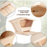 Maxbell Bird House Decorative Outdoor Bird Box for Outdoor Backyard Balcony Style A