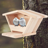 Maxbell Bird House Decorative Outdoor Bird Box for Outdoor Backyard Balcony Style A