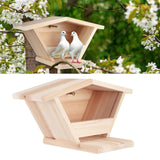 Maxbell Bird House Decorative Outdoor Bird Box for Outdoor Backyard Balcony Style A