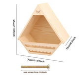 Maxbell Bird House Decorative Outdoor Bird Box for Outdoor Backyard Balcony Style B