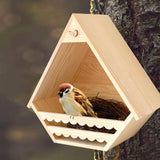 Maxbell Bird House Decorative Outdoor Bird Box for Outdoor Backyard Balcony Style B