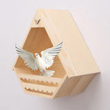Maxbell Bird House Decorative Outdoor Bird Box for Outdoor Backyard Balcony Style B