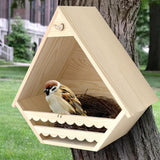Maxbell Bird House Decorative Outdoor Bird Box for Outdoor Backyard Balcony Style B