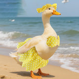 Maxbell Hawaiian Porch Goose Outfit Yard Decoration Costume for Patio Outdoor Garden S