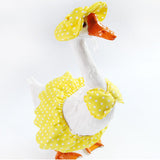 Maxbell Hawaiian Porch Goose Outfit Yard Decoration Costume for Patio Outdoor Garden M